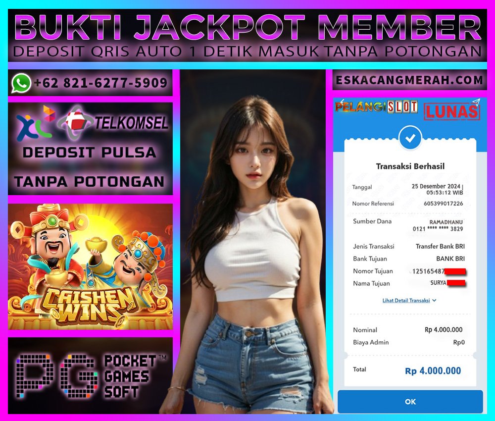 BUKTI JACKPOT MEMBER 25/DESEMBER/2024