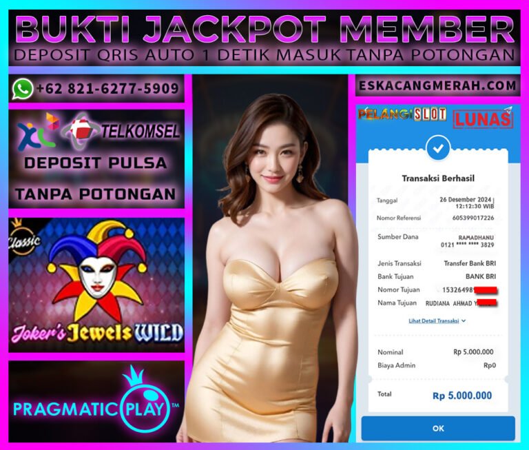 BUKTI JACKPOT MEMBER 26/DESEMBER/2024