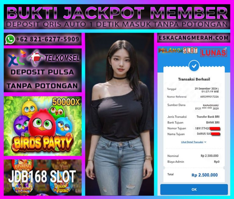 BUKTI JACKPOT MEMBER 29/DESEMBER/2024