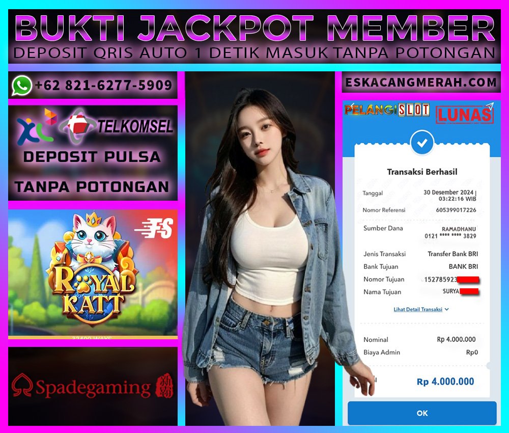 BUKTI JACKPOT SPADEGAMING 30/DESEMBER/2024