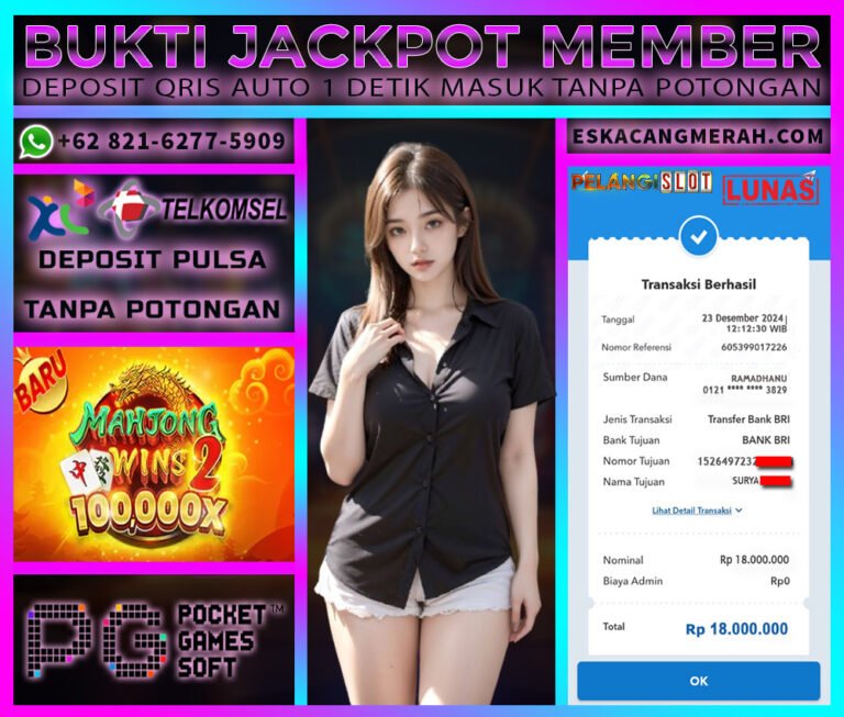 BUKTI JACKPOT MEMBER 23/DESEMBER/2024