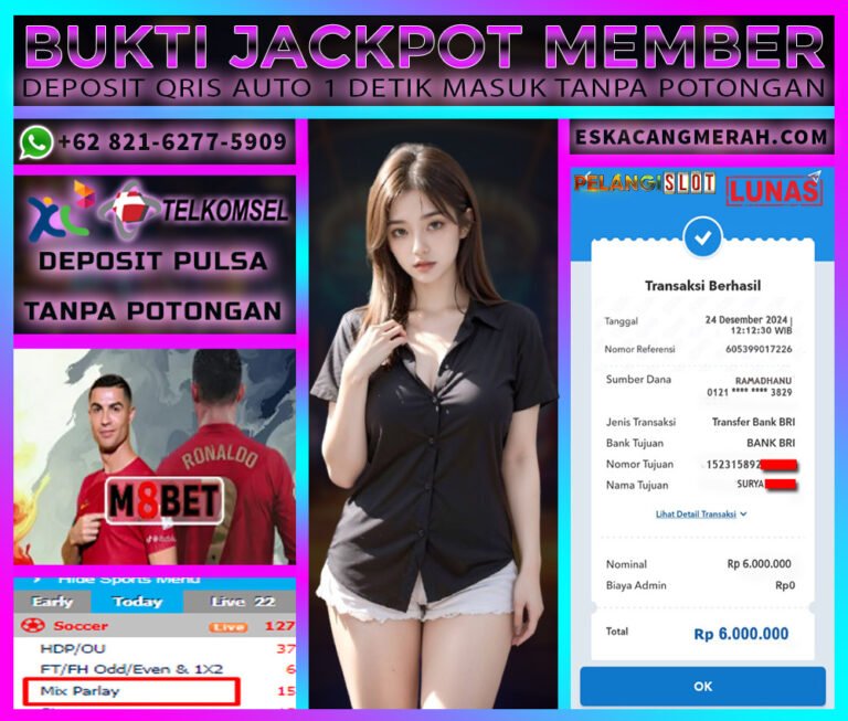 BUKTI JACKPOT MEMBER 24/DESEMBER/2024