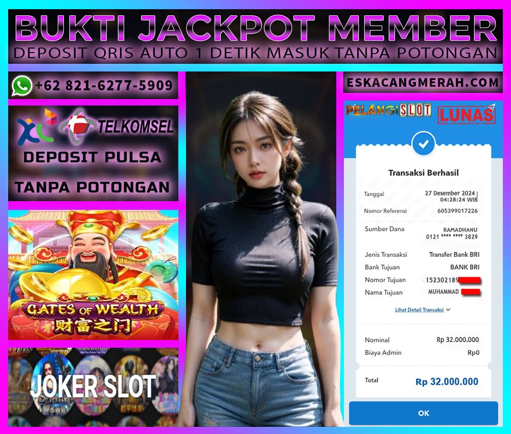 BUKTI JACKPOT MEMBER 27/DESEMBER/2024