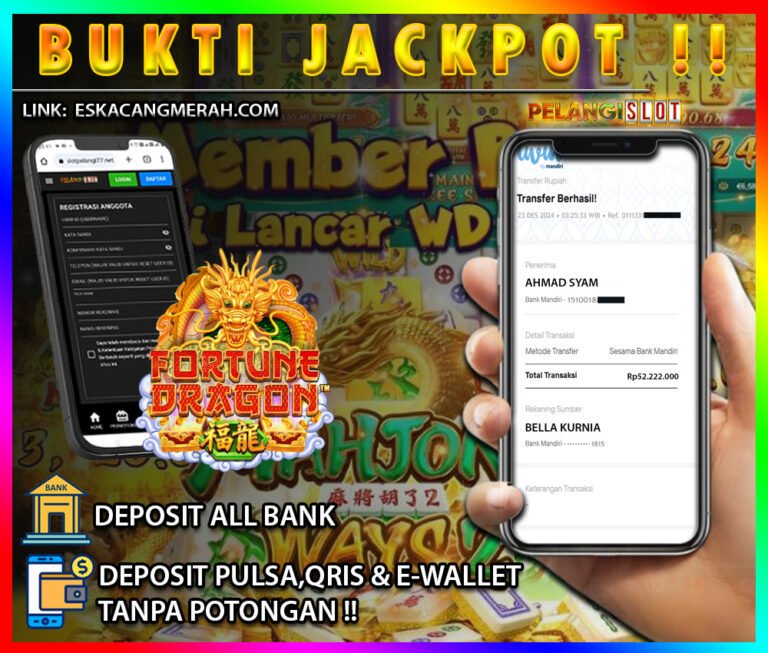 BUKTI JACKPOT PRAGMATIC 23/DESEMBER/2024