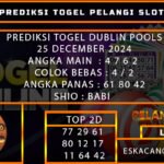 PREDIKSI TOGEL DUBLINLOTTERY 25/DESEMBER/2024