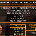 PREDIKSI TOGEL DUBLINLOTTERY 04/DESEMBER/2024