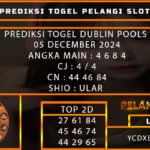 PREDIKSI TOGEL DUBLINLOTTERY 05/DESEMBER/2024