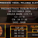 PREDIKSI TOGEL DUBLINLOTTERY 06/DESEMBER/2024