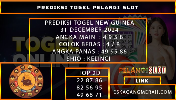 PREDIKSI TOGEL NEWGUINEA 31/DESEMBER/2024
