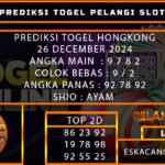 PREDIKSI TOGEL HONGKONG 26/DESEMBER/2024