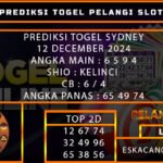 PREDIKSI TOGEL SYDNEY 12/DESEMBER/2024