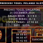 PREDIKSI TOGEL SINGAPORE 25/DESEMBER/2024
