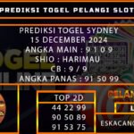 PREDIKSI TOGEL SYDNEY 15/DESEMBER/2024