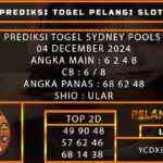 PREDIKSI TOGEL SYDNEY 04/DESEMBER/2024