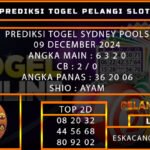 PREDIKSI TOGEL SYDNEY 09/DESEMBER/2024