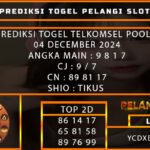 PREDIKSI TOGEL TELKOMSEL 04/DESEMBER/2024