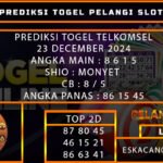 PREDIKSI TOGEL TELKOMSEL 23/DESEMBER/2024