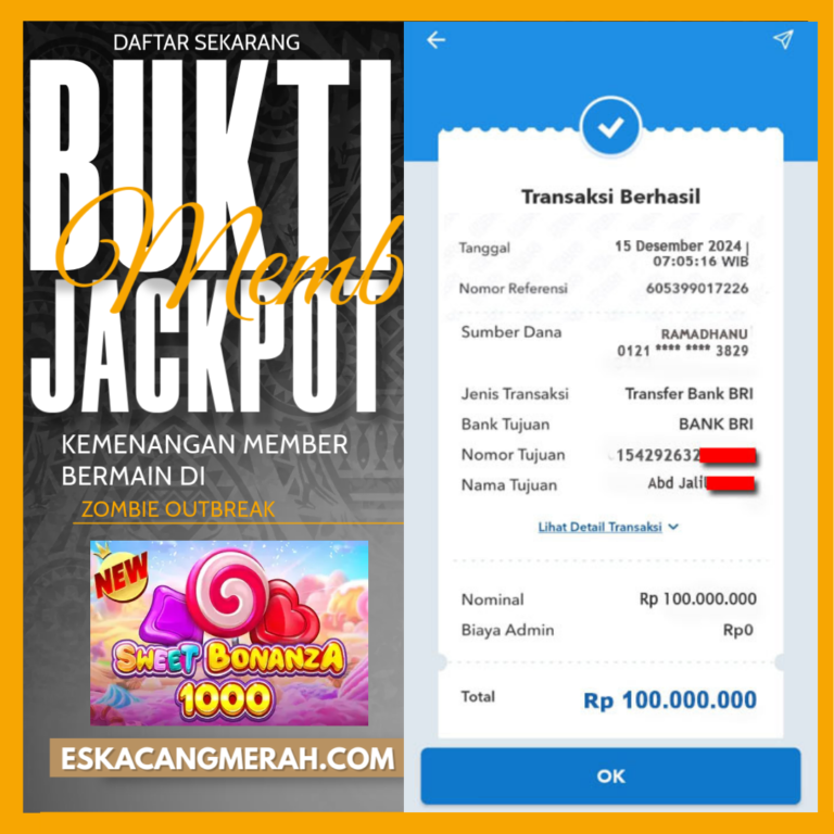 BUKTI JACKPOT MEMBER 15/DESEMBER/2024