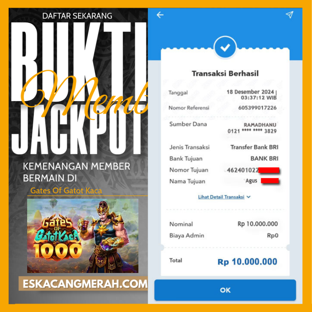 BUKTI JACKPOT MEMBER 18/DESEMBER/2024