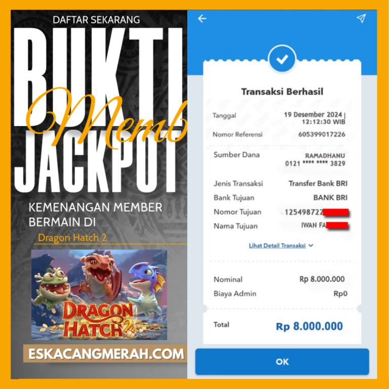 BUKTI JACKPOT MEMBER 19/DESEMBER/2024