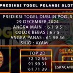 PREDIKSI TOGEL DUBLINLOTTERY 29/DESEMBER/2024