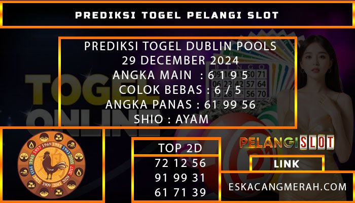 PREDIKSI TOGEL DUBLINLOTTERY 29/DESEMBER/2024