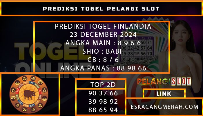 PREDIKSI TOGEL FINLANDIA 23/DESEMBER/2024