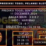 PREDIKSI TOGEL SENTOSATOTO 11/DESEMBER/2024