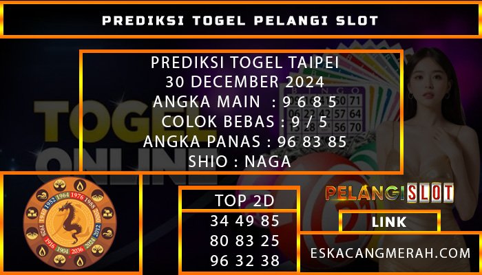 PREDIKSI TOGEL TAIPEI 30/DESEMBER/2024