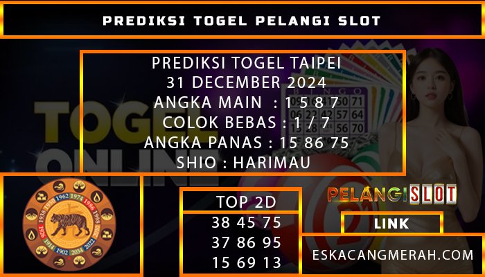 PREDIKSI TOGEL TAIPEI 31/DESEMBER/2024