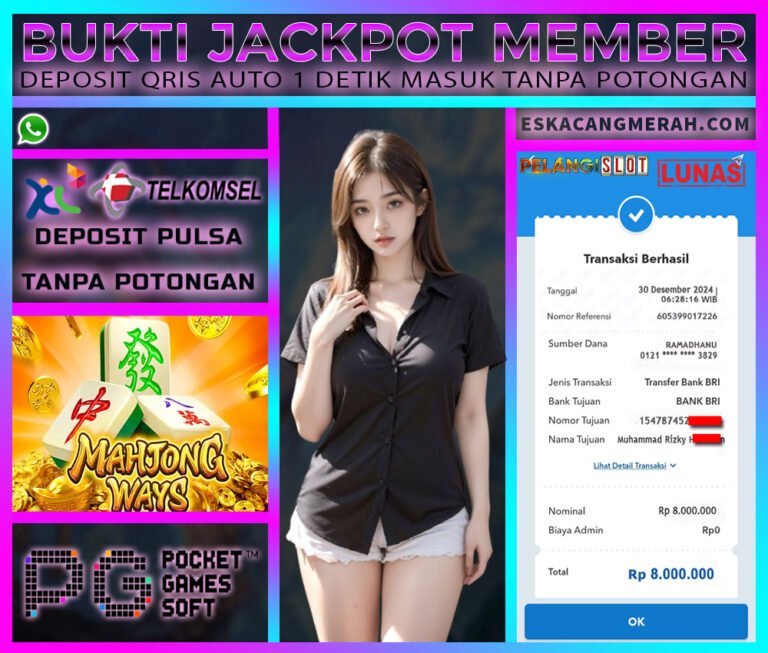 BUKTI JACKPOT PGSOFT 30/JANUARI/2025