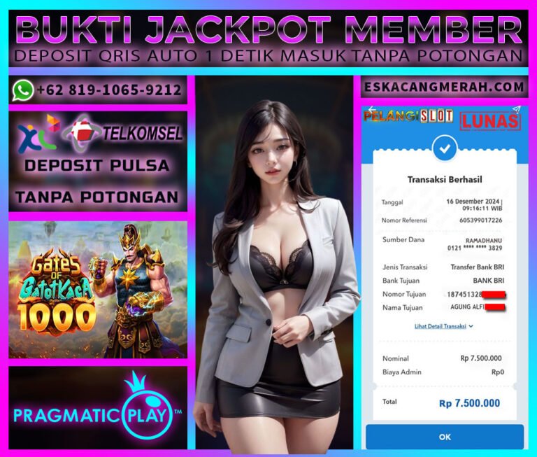 BUKTI JACKPOT PRAGMATIC 16/JANUARI/2025