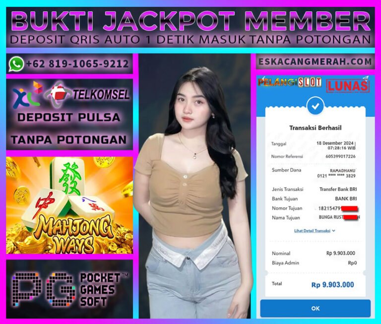 BUKTI JACKPOT PGSOFT 18/JANUARI/2025
