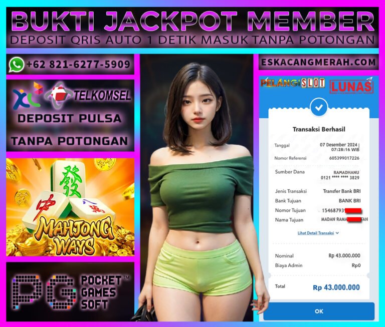 BUKTI JACKPOT PGSOFT 07/JANUARI/2024