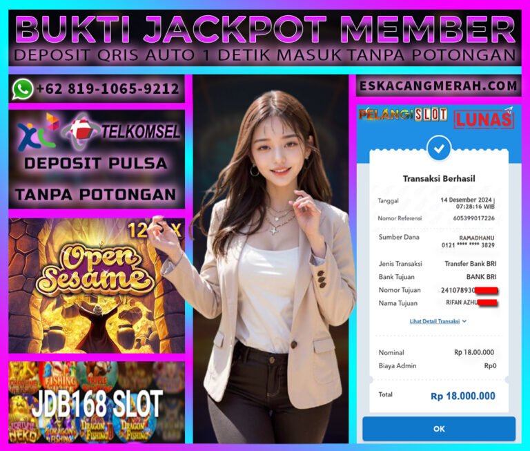 BUKTI JACKPOT JDB168SLOT 14/JANUARI/2024