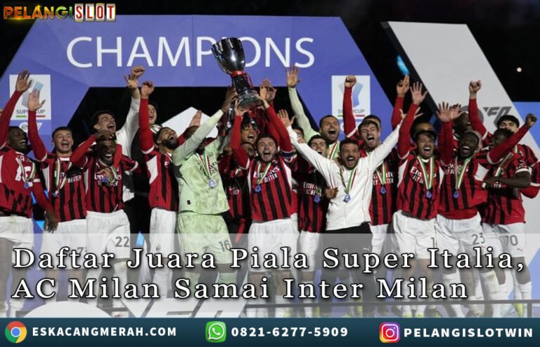 Daftar Juara Piala SuperItalia