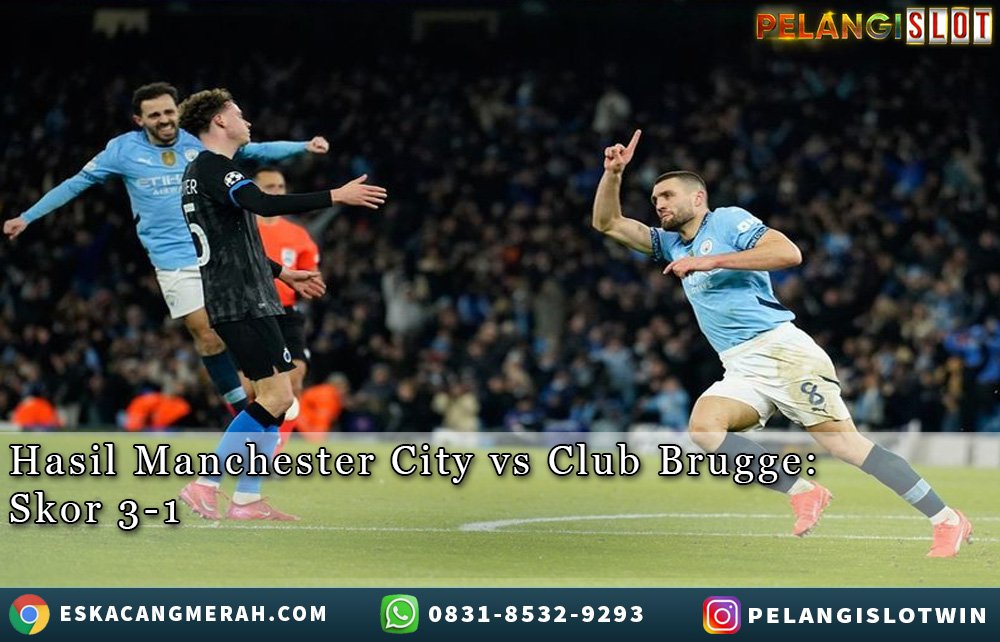 Hasil Manchester City/vs/Club Brugge