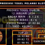 PREDIKSI TOGEL DUBLINLOTTERY 12/JANUARI/2024