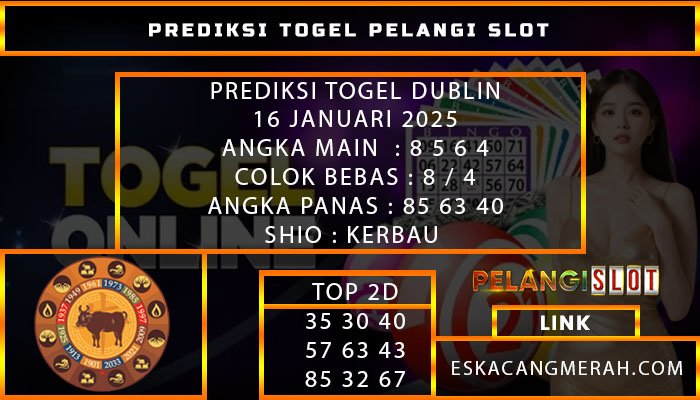 PREDIKSI TOGEL DUBLINLOTTERY 16/JANUARI/2024