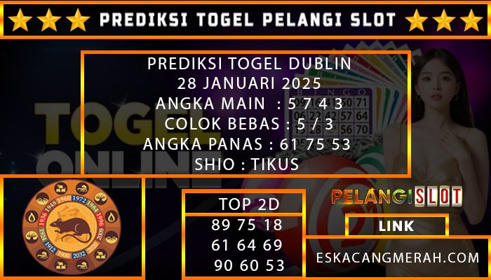 PREDIKSI TOGEL DUBLINLOTTERY 28/JANUARI/2025