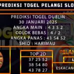 PREDIKSI TOGEL DUBLINLOTTERY 30/JANUARI/2025