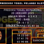 PREDIKSI TOGEL HONGKONG 20/JANUARI/2025