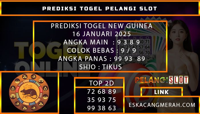 PREDIKSI TOGEL NEWGUINEA 16/JANUARI/2025