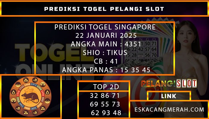 PREDIKSI TOGEL SINGAPORE 22/JANUARI/2025