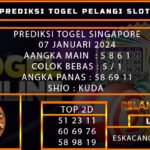 PREDIKSI TOGEL SINGAPORE 07/JANUARI/2024