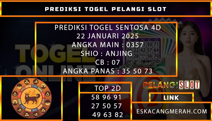 PREDIKSI TOGEL SENTOSA4D 22/JANUARI/2025