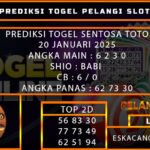 aPREDIKSI TOGEL SENTOSATOTO 20/JANUARI/2025