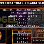 PREDIKSI TOGEL SENTOSATOTO 25/JANUARI/2025