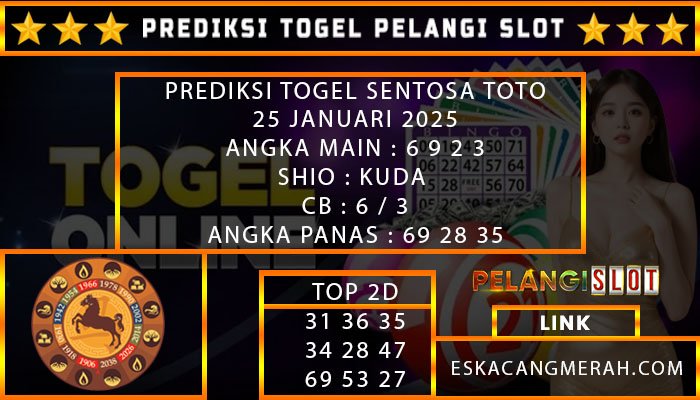 PREDIKSI TOGEL SENTOSATOTO 25/JANUARI/2025