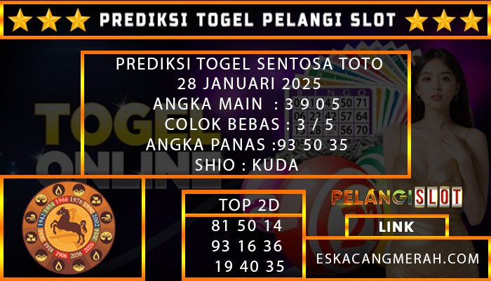 PREDIKSI TOGEL SENTOSATOTO 28/JANUARI/2025